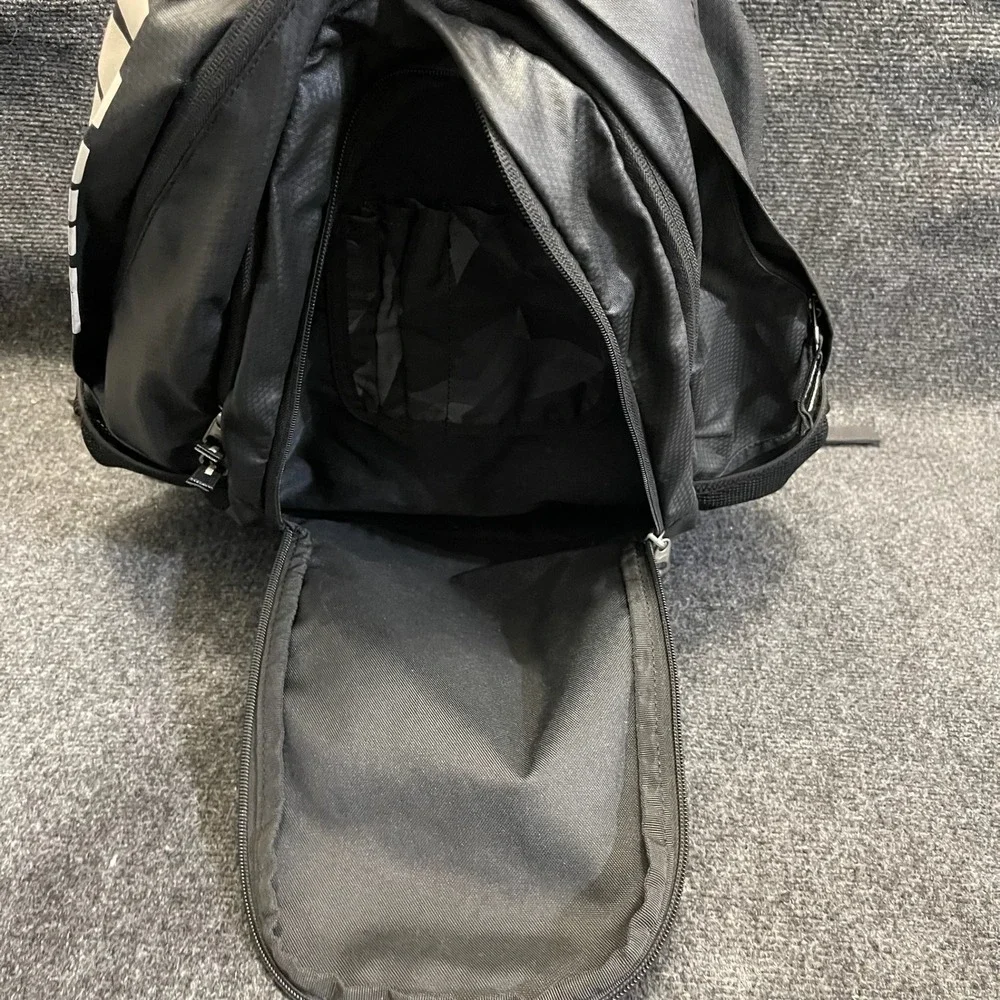 Nike BA4595-067 Max Air Black Polyester Athletic School Work Travel Backpack Bag